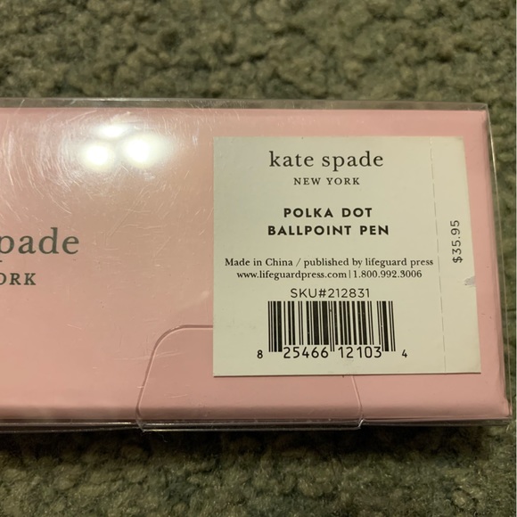 NIB Kate Spade ♠️ stationary set thank you notes 2 ballpoint pens - Picture 8 of 8